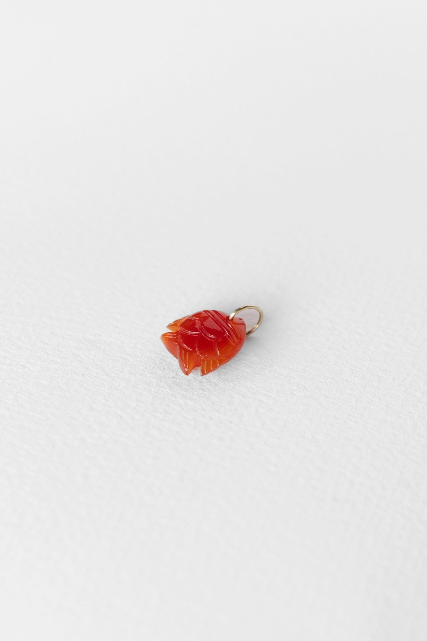 DIJE DE PEZ DE  CORNALINA
