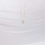 COLLAR CON ESTRELLA DE PIEDRA LUNA