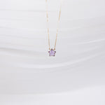 COLLAR CON ESTRELLA DE AMATISTA