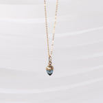 DIJE DE BELLOTA CHICA DE TOPACIO LONDON BLUE