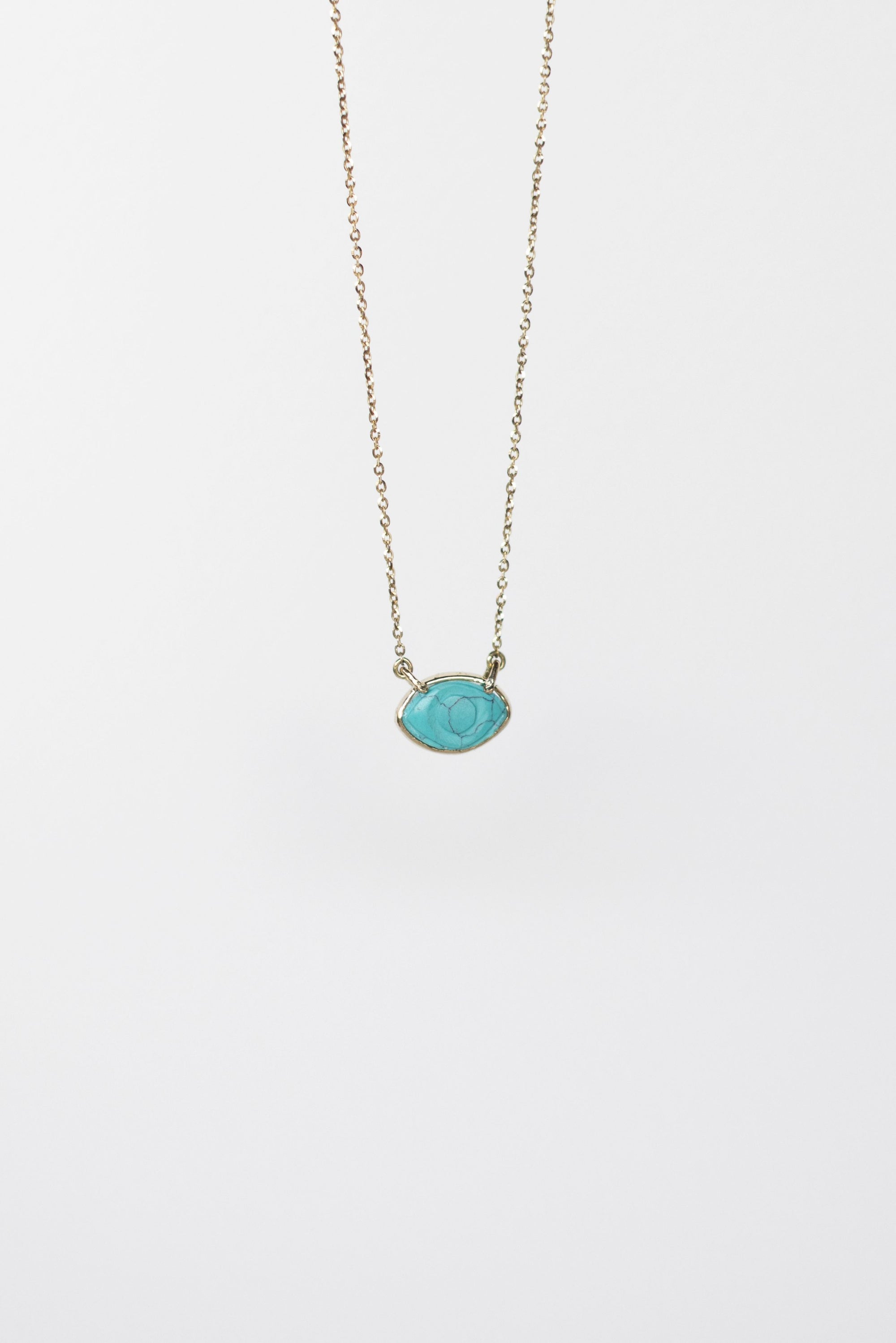 COLLAR CON OJO DE TURQUESA