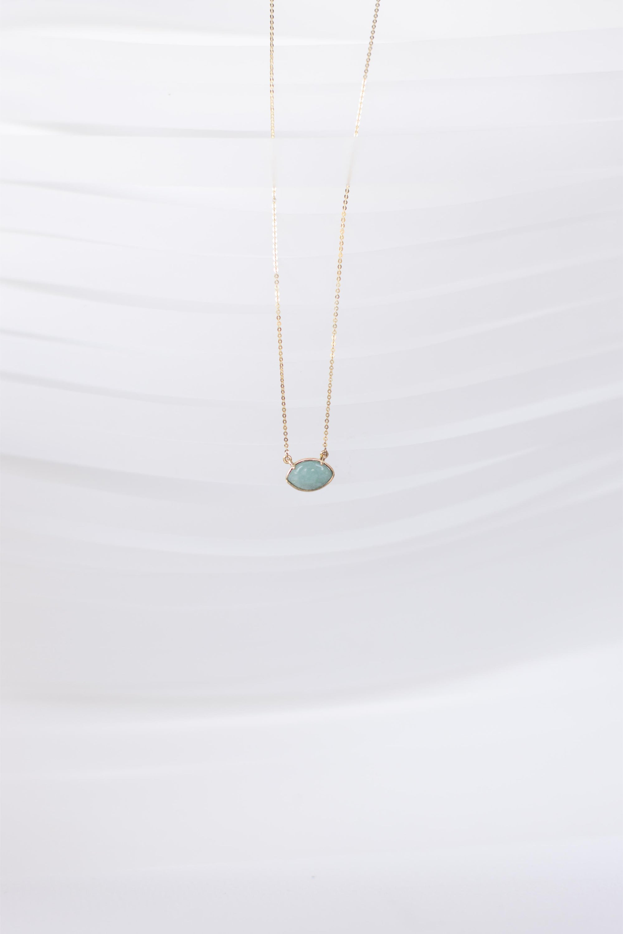 COLLAR CON OJO DE AMAZONITA