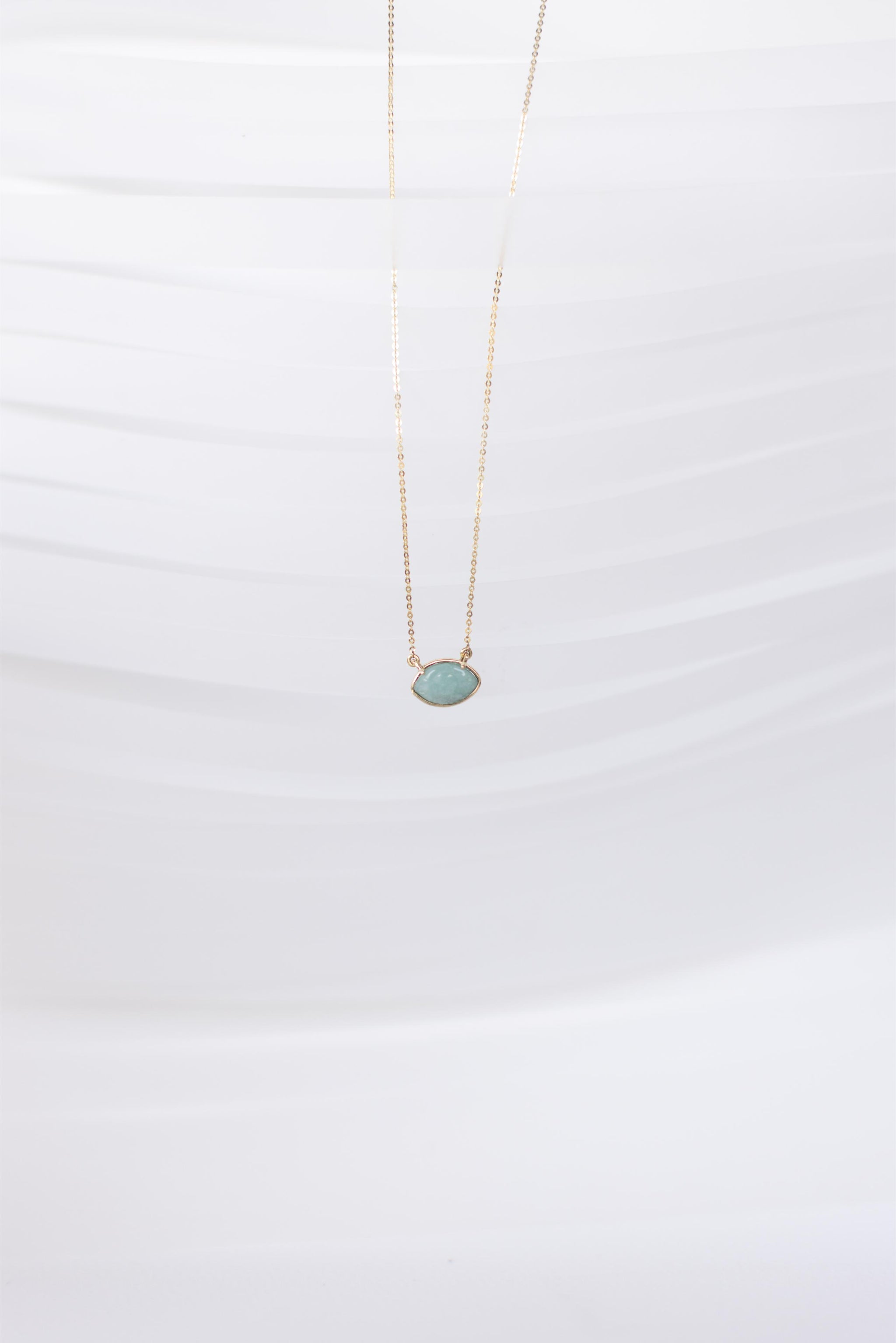 COLLAR CON OJO DE AMAZONITA